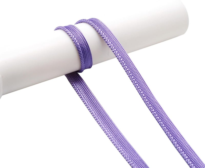 YRCLASYTRIM 0.35inch,(55Yards) Sewing Piping Trim,Shining Polyesterter Cord Trim,for Sewing Clothing,Hometextile, Decoration DIY Crafts Edge Piping Embellishments,30Colour (Dahlia Purple) - Image 1
